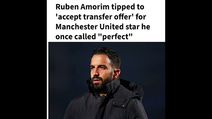 Ruben Amorim tipped to 'accept transfer offer' for Manchester United star he once called "perfect"