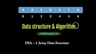 DSA - 2 Array Data Structure