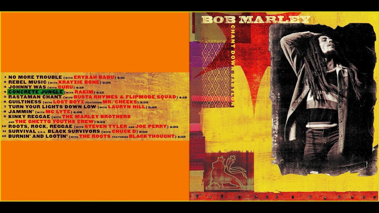 Bob Marley "CONCRETE JUNGLE" (with Rakim) (1999) YouTube