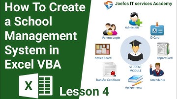 How To Create A School Management System in Microsoft Excel | Step-by-Step Tutorials Lesson 4