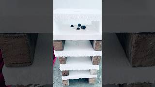 Oddly Satisfying 1000 °C Hot iron balls on thermocol. #shorts #asmr #experiment