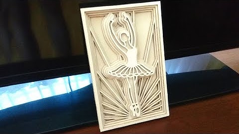 Balerine fretwork - Scroll saw project