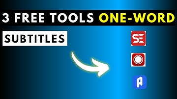 3 Free AI Tools That Make One-Word Subtitles Automatically (Powered by Whisper)