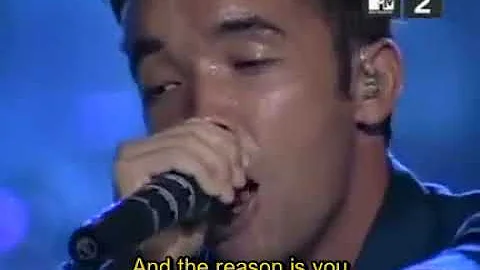 Hoobastank - The Reason Live (Sub Español + Lyrics)