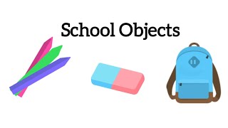 learn English vocabulary - school objects -  learning Vocabularies