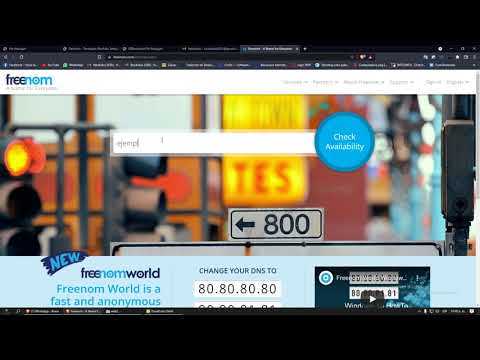 Video: ¿Cómo apuntas a Freenom a 000webhost?