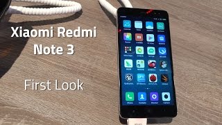 Xiaomi Redmi Note 3 First look