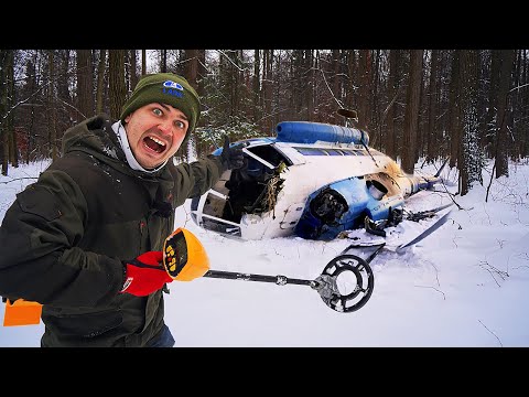 Видео: Эти находки мы нашли, где упал вертолет миллионера с Айфонами!