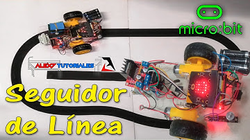Funcionamiento - Carro Robot Seguidor de Línea con Micro:bit - PARTE 6 ⚡