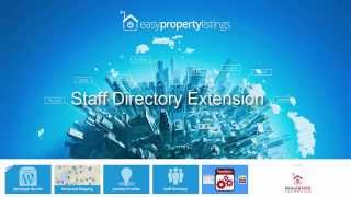 Staff Directory Extension for Easy Property Listings