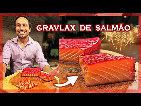 Vídeo: Cozinhar Gravlax De Salmão