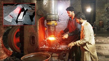 Amazing AXE 🪓 Making process Pakistan - How Axes are Made - Forging AXES Massively By Blacksmith