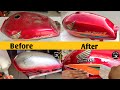original fuel tank complete restoration || fuel tank scratches remove colour repairing