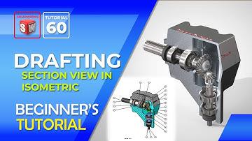 3d Section View In Solidworks Drafting: Learn How To Create Professional Drawings. #smartcursor