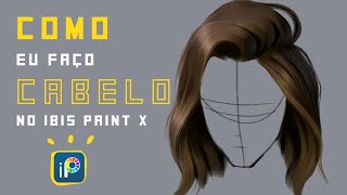 Como fazer cabelo realista no ibis paint x #gacha