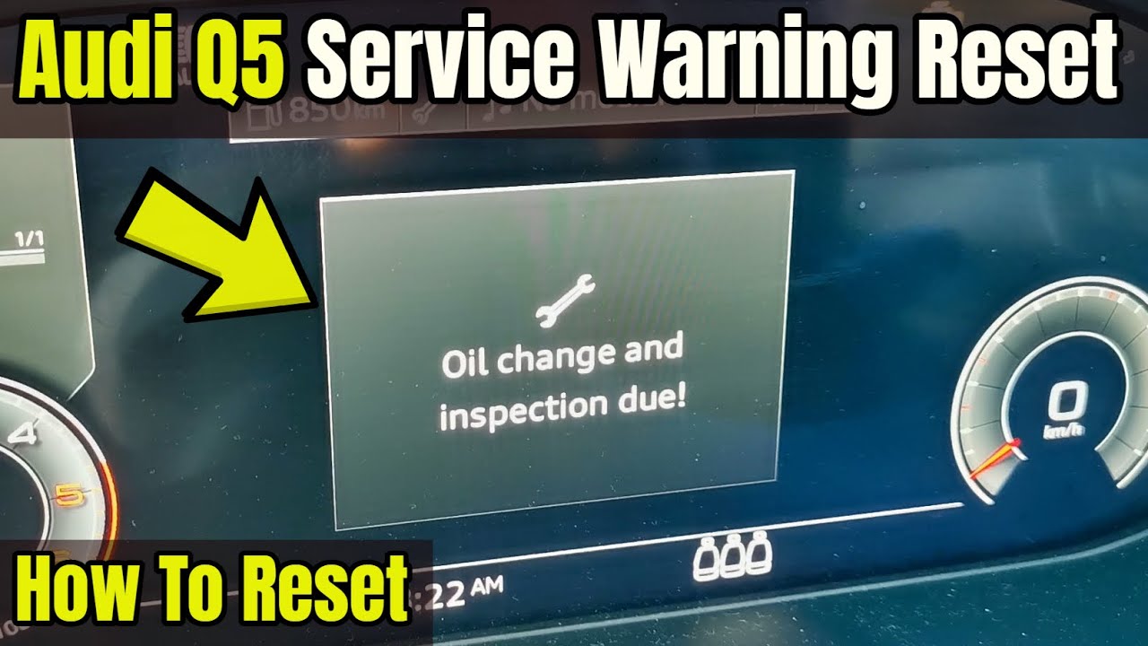 Elegant Audi Q5 Inspection Due Reset Photos