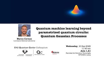 "Quantum machine learning beyond parametrized quantum circuits: Quantum Gaussian Processes"