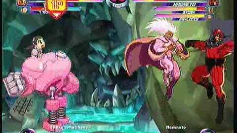 MvC2 Online (360): ShakunohaChaos (Rog/Storm/Tron) vs Brett (MSP) 2 .:11.19.09:.