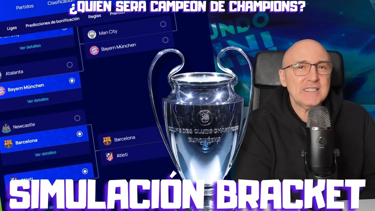 ¿BARCELONA CAMPEÓN DE CHAMPIONS? REAL MADRID, BAYERN, ARSENAL... SIMULANDO EL BRACKET COMPLETO
