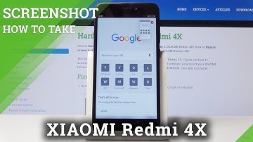 How to Take Screenshot in Xiaomi Redmi 4X - Capture Screen