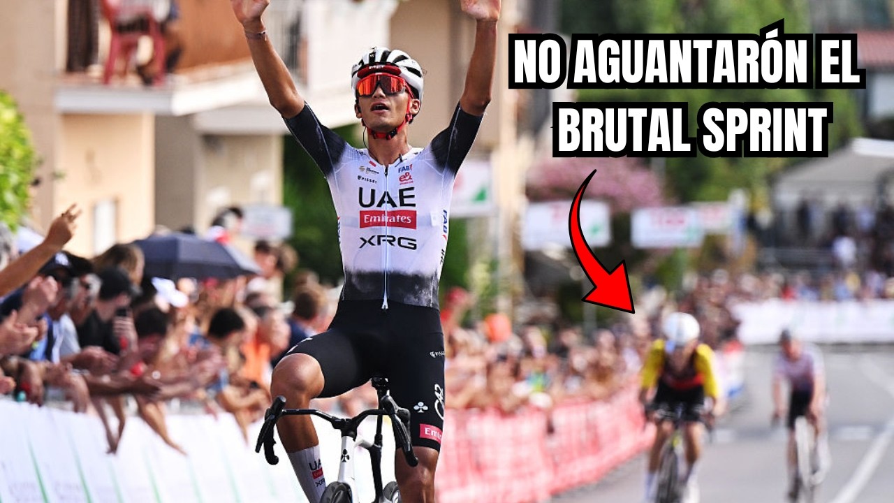 💥 ¡Así reventó ISAAC DEL TORO a los Mejores Sprinters del Pelotón en la Copa Sabatini!