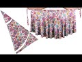 How to make a wrap skirt new method beautiful and easy skirt