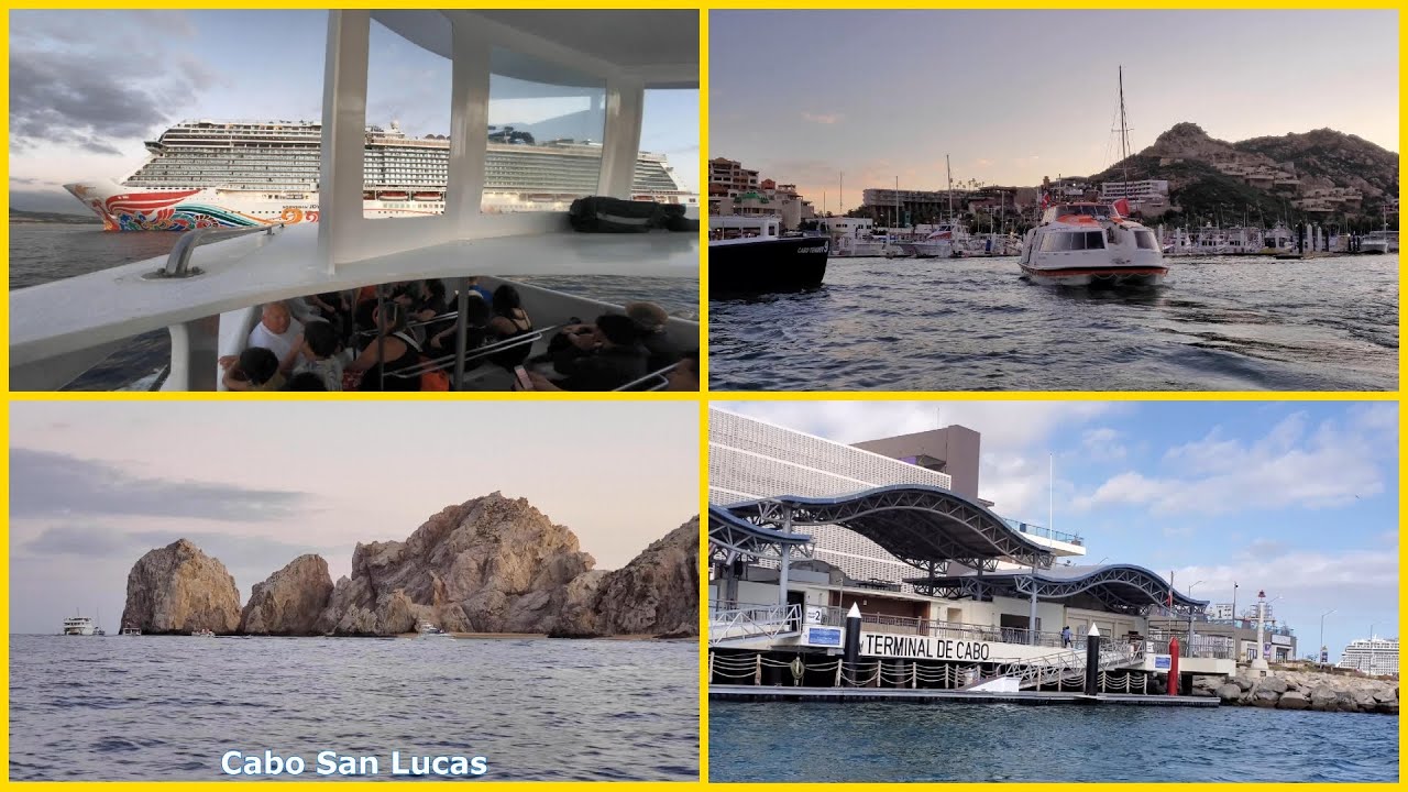 Cabo San Lucas Tender Scenic Boat Ride 4k Youtube