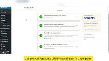 Conversios Review: A WooCommerce plugin that integrates Google Analytics - Appsumo Deal