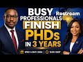 How Busy Professionals Finish PhDs in 3 Years (Without Quitting Jobs) | Live with Dr Wilbert | Daisy