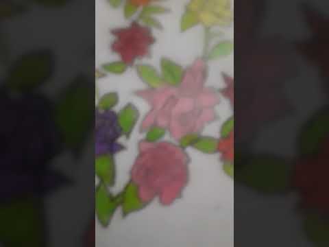 رسمت ازهار حلوين او لا لايك وإشراك لو سمحت