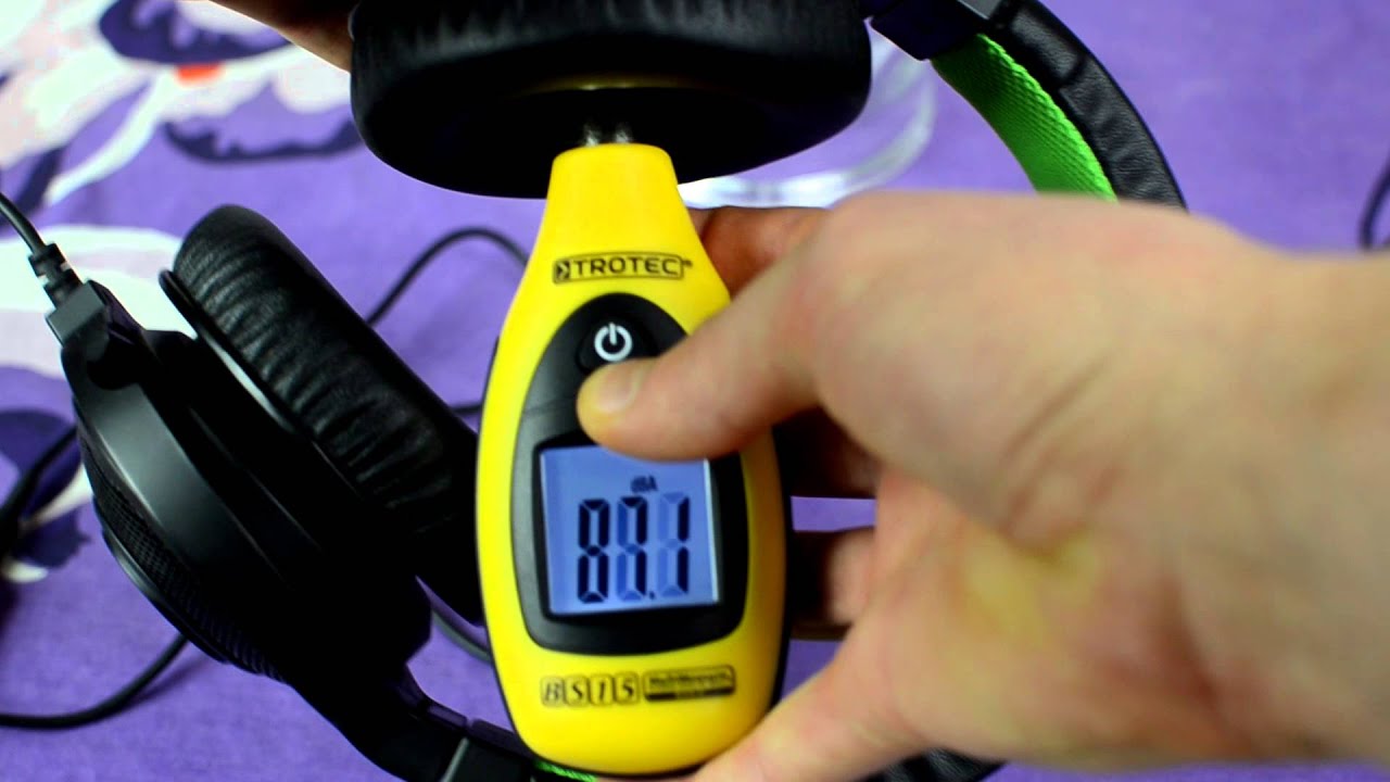 Razer Kraken pro Gaming Headset sound SPL dB test + quick review