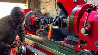 : Inside the Workshop Amazing Process of Crankshaft Machining and Refurbishing