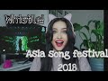 Music student reacts to @Morissette  / Asia song festival 2018 with WHISTLE!