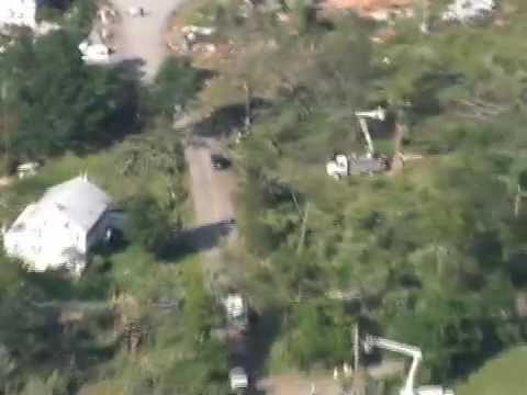 Cherry Valley Tornado, The Day After: Aerial Footage