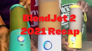 BlendJet 2 Recap 2021/ BlendJet 2 Smoothies/ Best Portable Blender/ Meal Prep