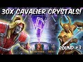 30x 6 Star Cavalier Crystal Opening! - Round #3 - 5k Likes Smashed! - Marvel Contest of Champions
