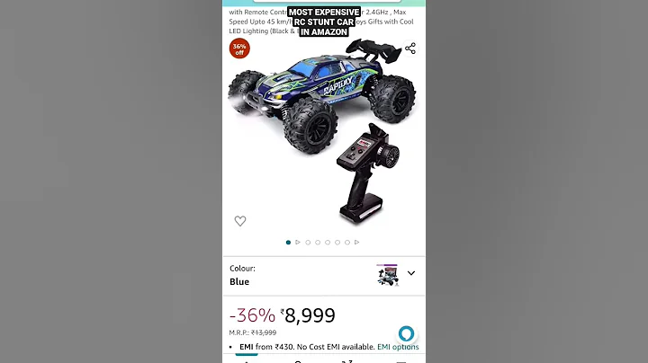 #shorts MOST EXPENSIVE RC STUNT CAR IN AMAZON #carryminati #viral #trending