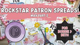 Craft Organization & Grateful Moments- May Patron Spreads Part 2