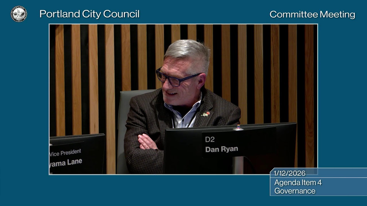 Portland City Council Governance Committee  01/12/26
