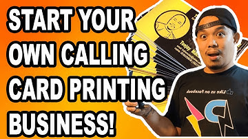 CALLING CARD BUSINESS | BUSINESS CARD BUSINESS | The Printing Shock | Marlon Ubaldo