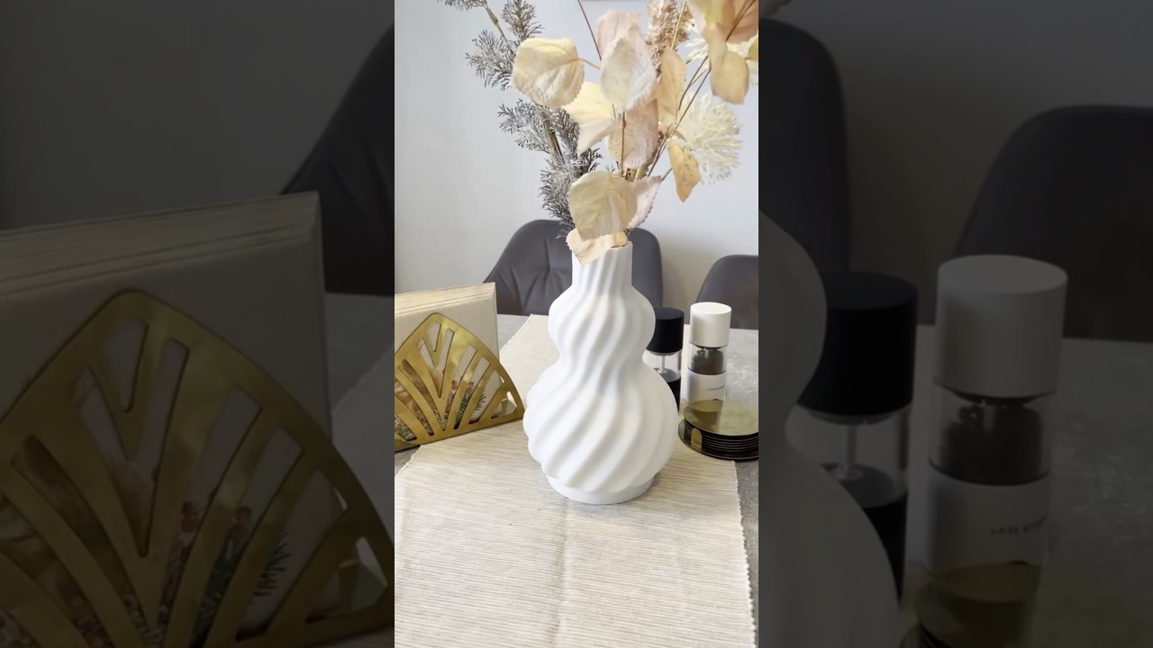Moderne Vase – 3D Druck - Deko - Vase - minimalistisch