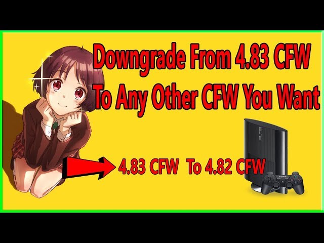 How To Downgrade your PS3 from Any 4.83 CFW To Rebug CFW Jailbreak PS3 Only  - YouTube