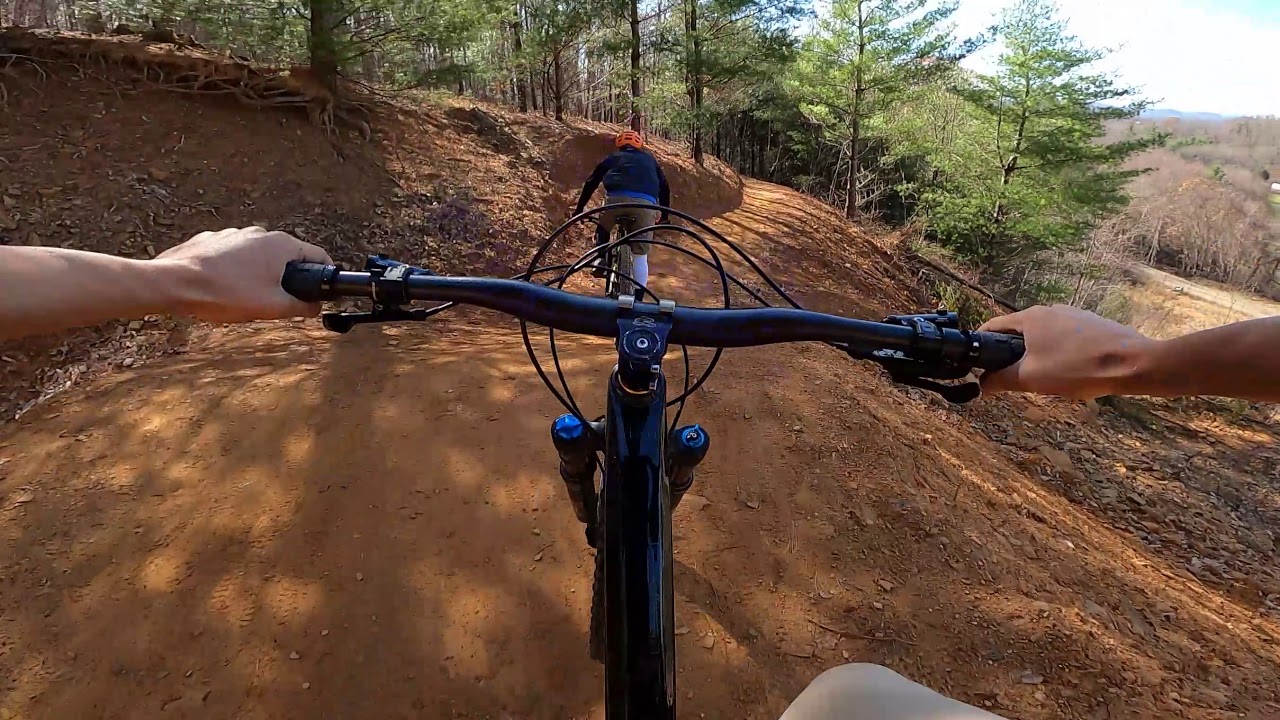Rocky Knob Mountain bike park new trail BLUE DREAM