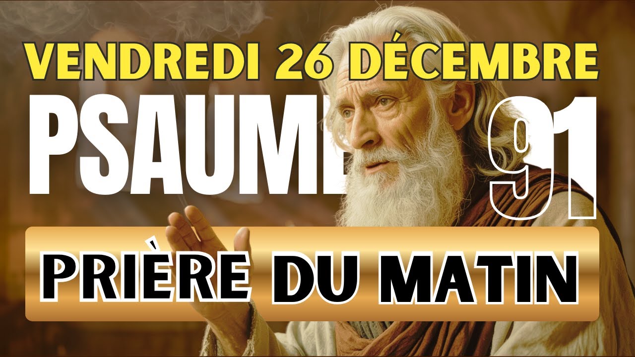 PRIÈRE DU MATIN : Vendredi 26 Décembre - Fais Ça, Quand les Choses Vont Mal