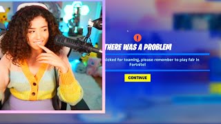 Pokimane & XQC Kicked by Epic Games on Fortnite LIVE for playing with streamsnipers