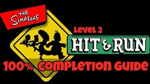 The Simpsons: Hit And Run - Level 2 - 100% Completion Guide: All Gags, Wasp Cameras, Collector Cards