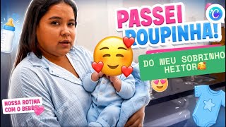     Passei muita roupinha do nenê da titia 🛍️👶Heitor nasceu muito bem e saudável.