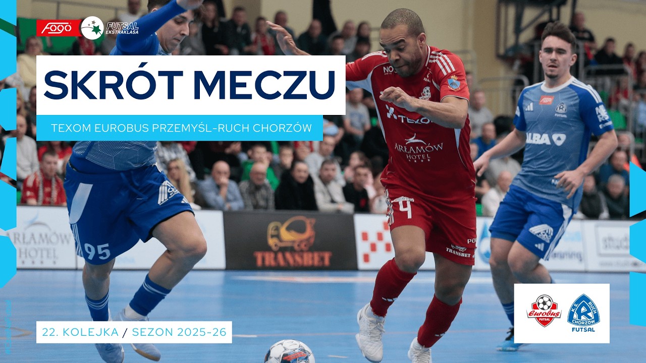 Texom Eurobus Przemyśl - Ruch Chorzów 11:1 SKRÓT 22. kolejka (2025/26)