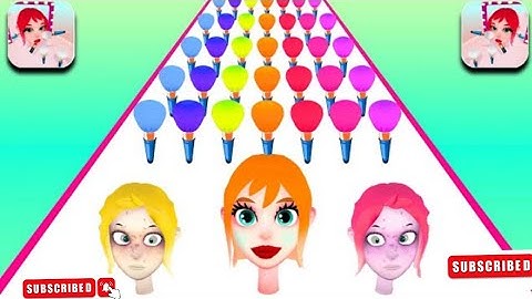 Makeup Runner 3D New Max Level Gameplay Walkthrough Update Trailer iOS, Android Mobile Game