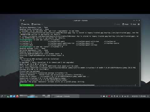 Tuts - Install VirtualBox - KDE neon